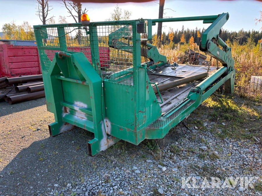 Liftdumperaggregat på lastväxlarram