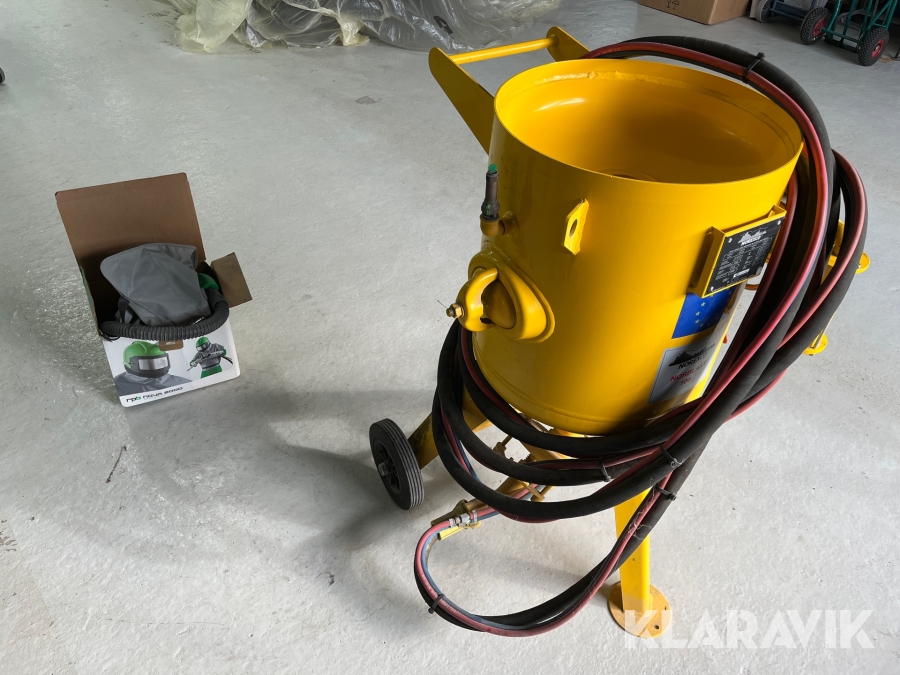 Blästerutrustning Norexo NOB 100 med slangpaket och ansiktsmask