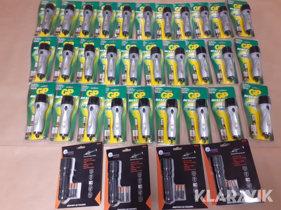 Ficklampor GP/ Pointex 34 st