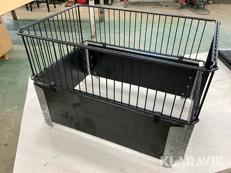 Butiksinredning/pallkragar med galler 60x40