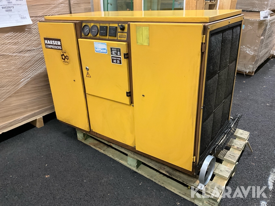 Kompressor Kaeser AS 35 7,5 bar med trycktank