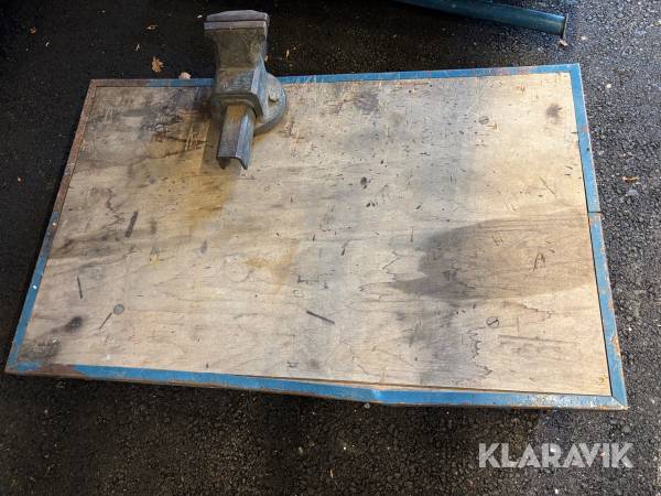 Arbetsbänk med skruvstäd Ridgid Matador fällbara ben