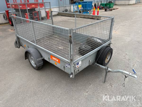 Gallerkärra med lastramp Ifor Williams