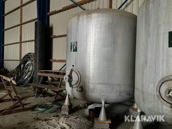 Rostfri tank 5000 liter