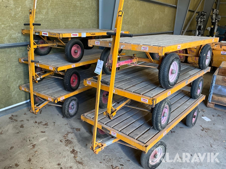 Flakvagn 6st Hörby Bruk Ekeby