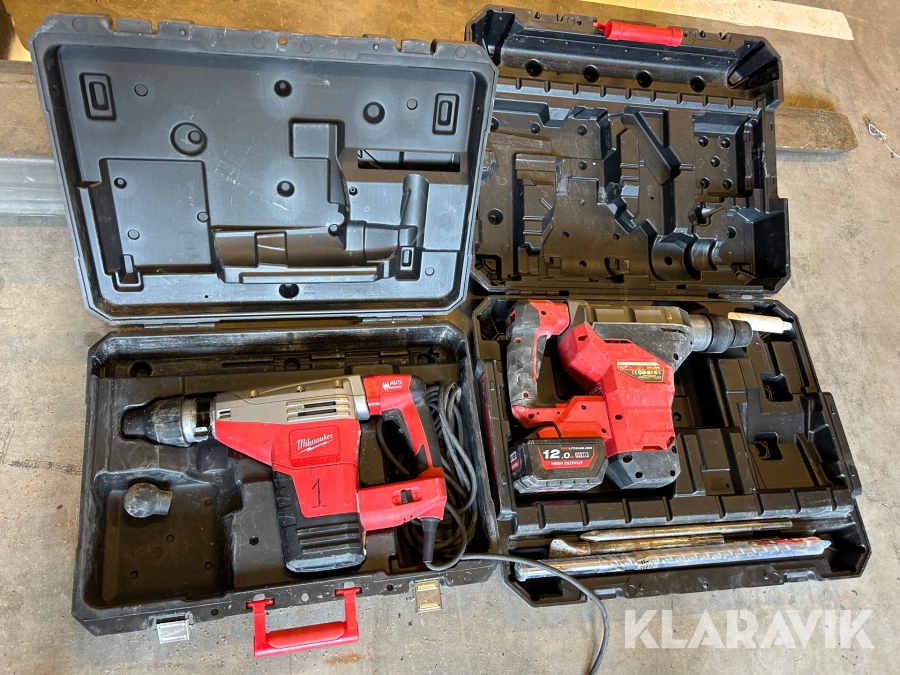 Bilmaskiner Milwaukee K 500 S / M18 FHM batteri 2 st