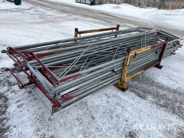 Dubbelräcke till modulställning 20st ringsystem