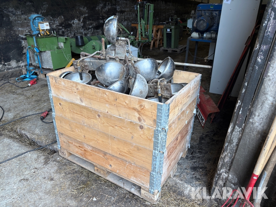 Rostfria vattenkoppar