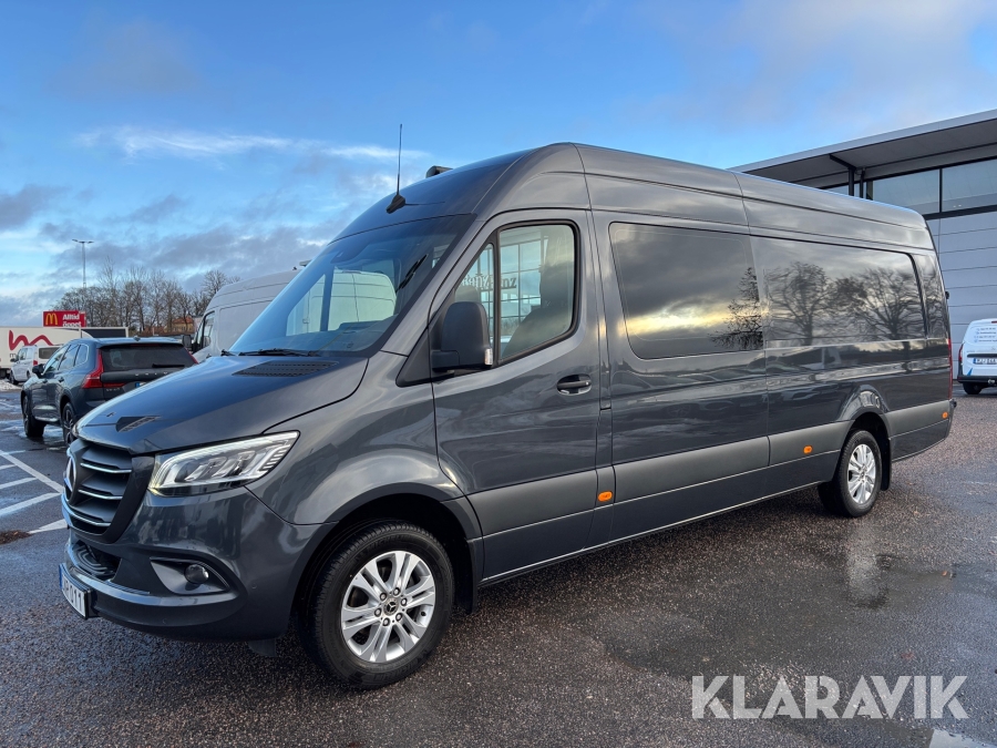 Racebuss med bodel Mercedes-Benz Sprinter 319 CDI 9G-Tronic 19 5-sits och luftfjädring
