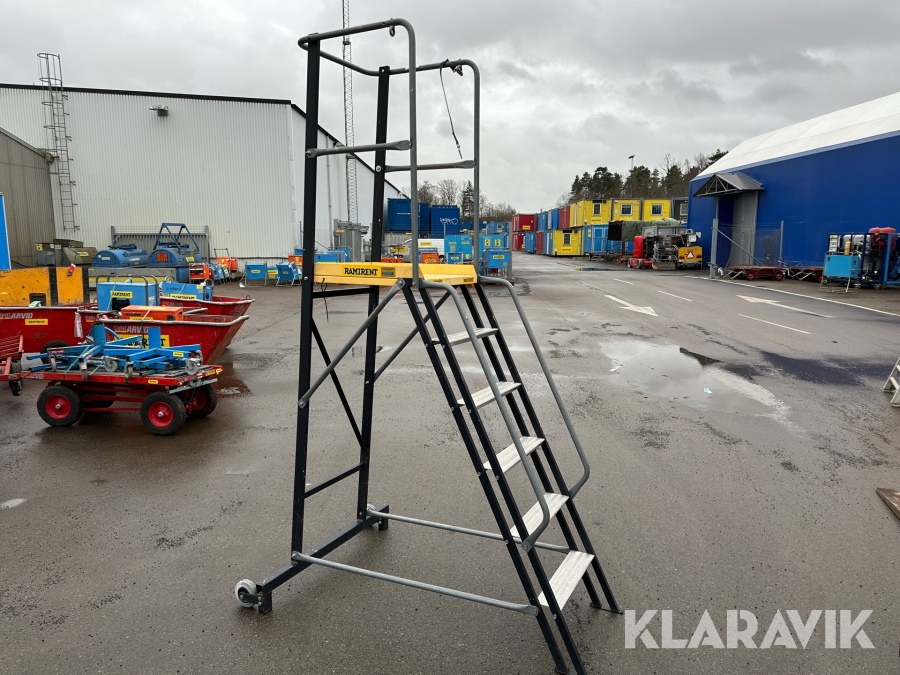 Trappstege med plattform Wibe WAP+