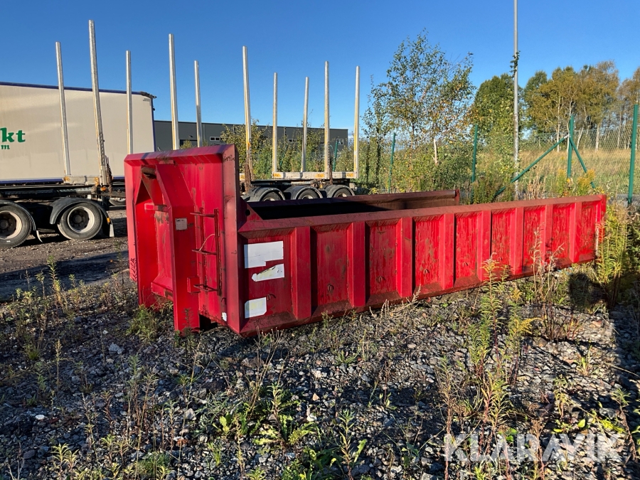 Schaktflak / Grusflak på lastväxlarram CMT GRS12