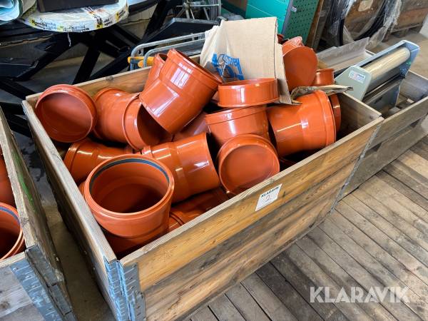 Diverse PP-böjar och lock 200mm