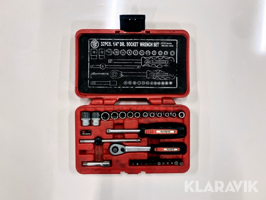 Dynagrip hylsnyckelsats ETC industrial tools Dynagrip