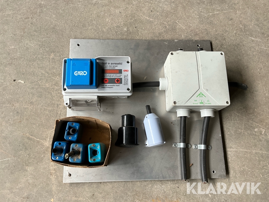 Timer och kontakter till motorvärmare Garo