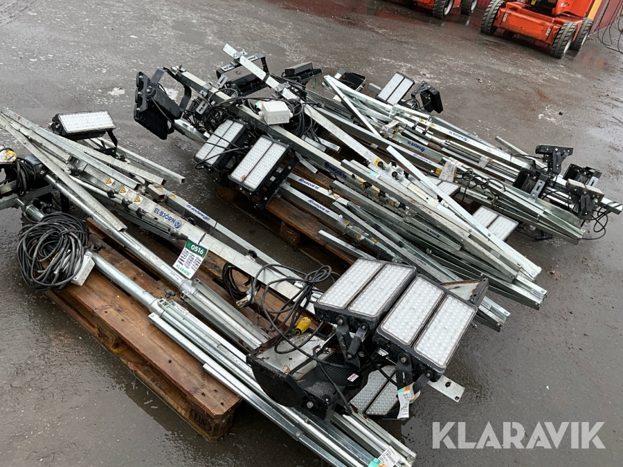 Belysningsmaster 15st El-Björn M 5000 LED