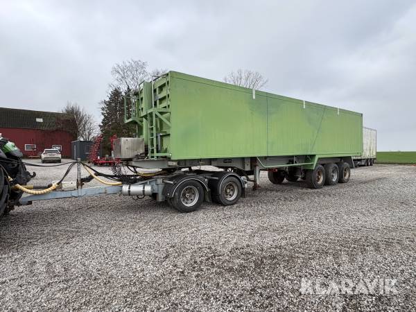 Tipptrailer i Aluminium Vanttool SK 307/27 Med dolly