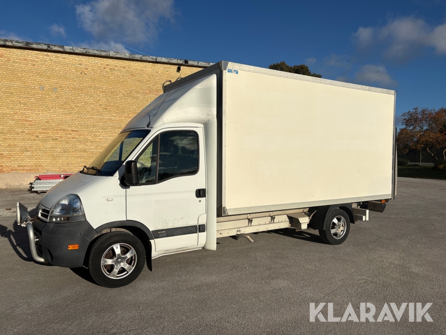 Skåpbil Nissan Interstar dci 140 med bakgavellyft
