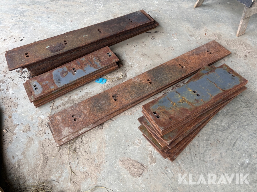 Slitstål till snöplog