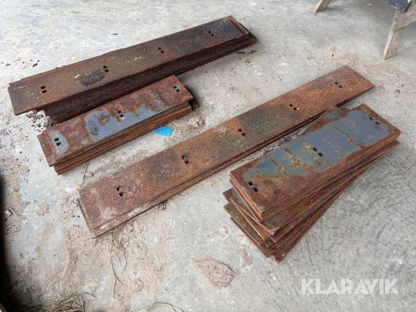 Slitstål till snöplog