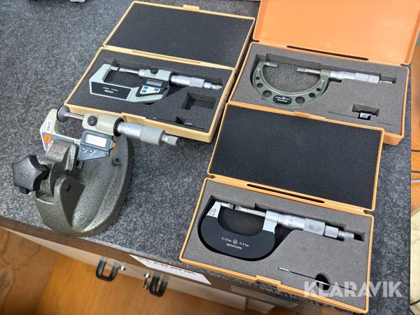 Spår- och tallriksmikrometer Mitutoyo