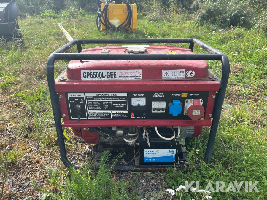 Generator Glendale GP6500L-GEE 400 V
