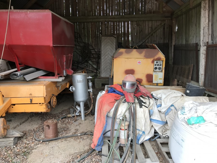 Blästerutrustning med Kompressor