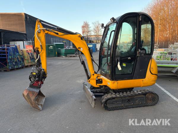 Minigrävare JCB 8018 3 skopor