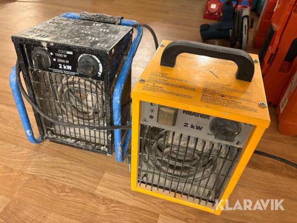 Värmefläktar - 2st