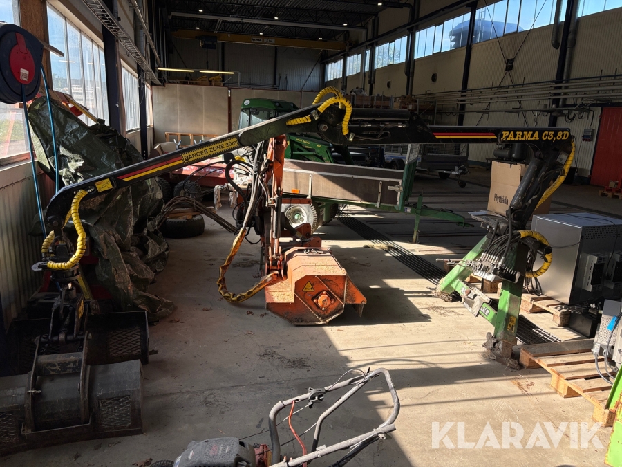 Kran till skogsbruk Farma C3,8