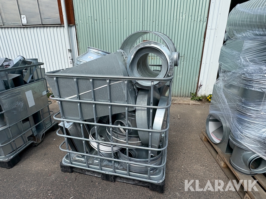 Diverse ventilationsrör Fläktwoods, Swegon