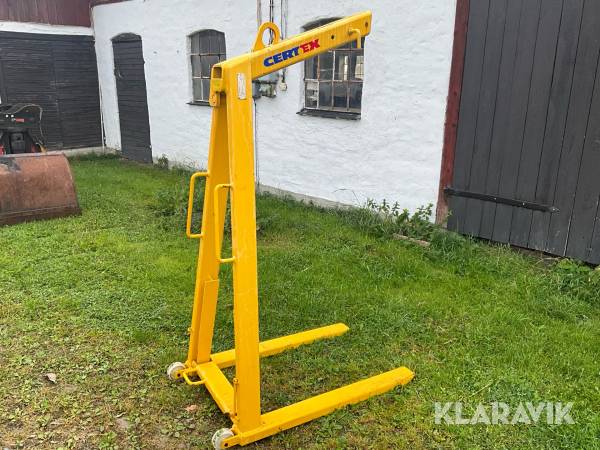 Pallgaffel / krangaffel Certex ihopfällbar maxlast 1500kg