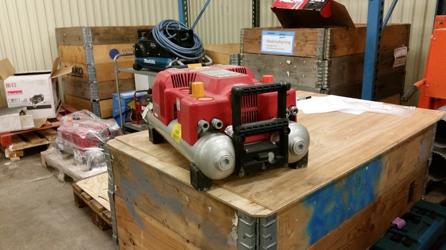 Kompressor, högtryck för spikpistol