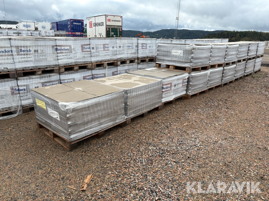 Betongplattor Benders Villa slät fasad 15 pall