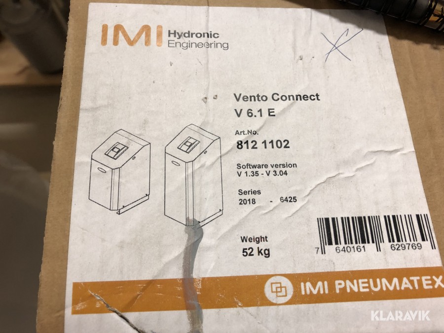 Vakuumavgasare Vento Connect