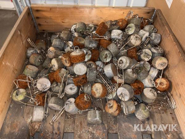 Varmgalvaniserade Vikter