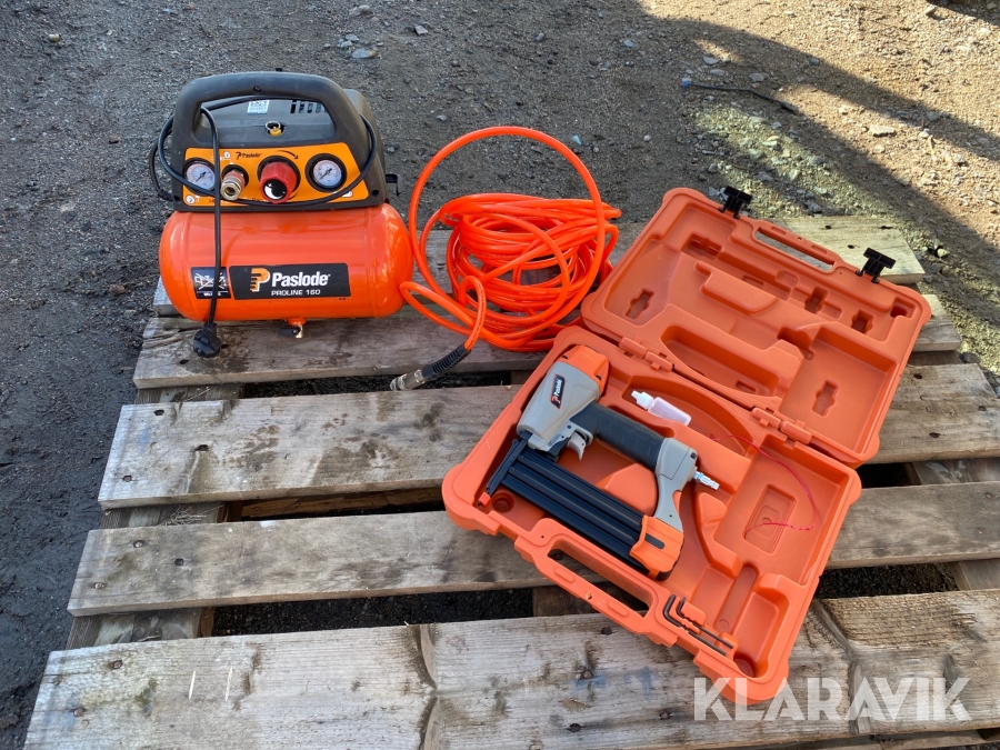 Dyckertpaket Paslode Proline 160 med kompressor