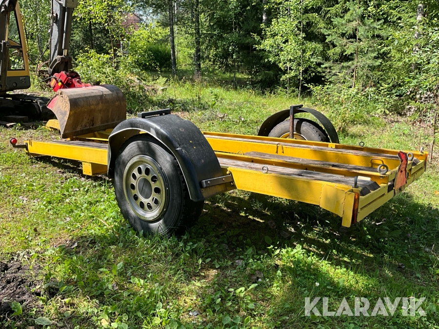 Maskintrailer/Kärra