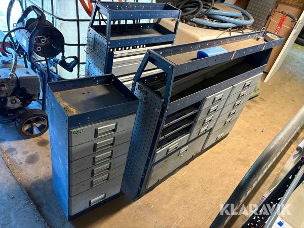 Verkstadsinredning för skåpbil Modul System