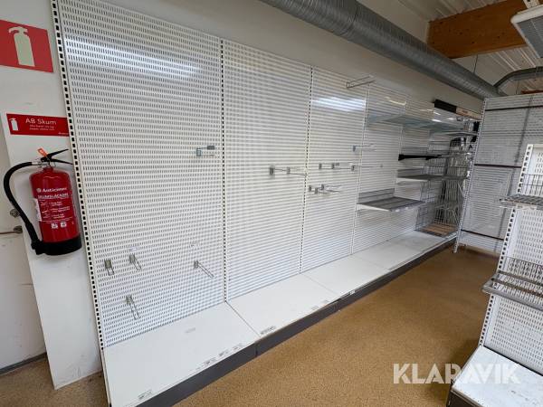Butiksinredning 5 sektioner med tillbehör
