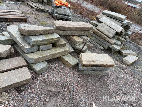 Kantsten i granit ca 70st