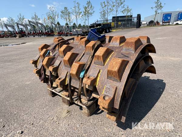 Lerpackningssegment till en Bomag BW177 D5