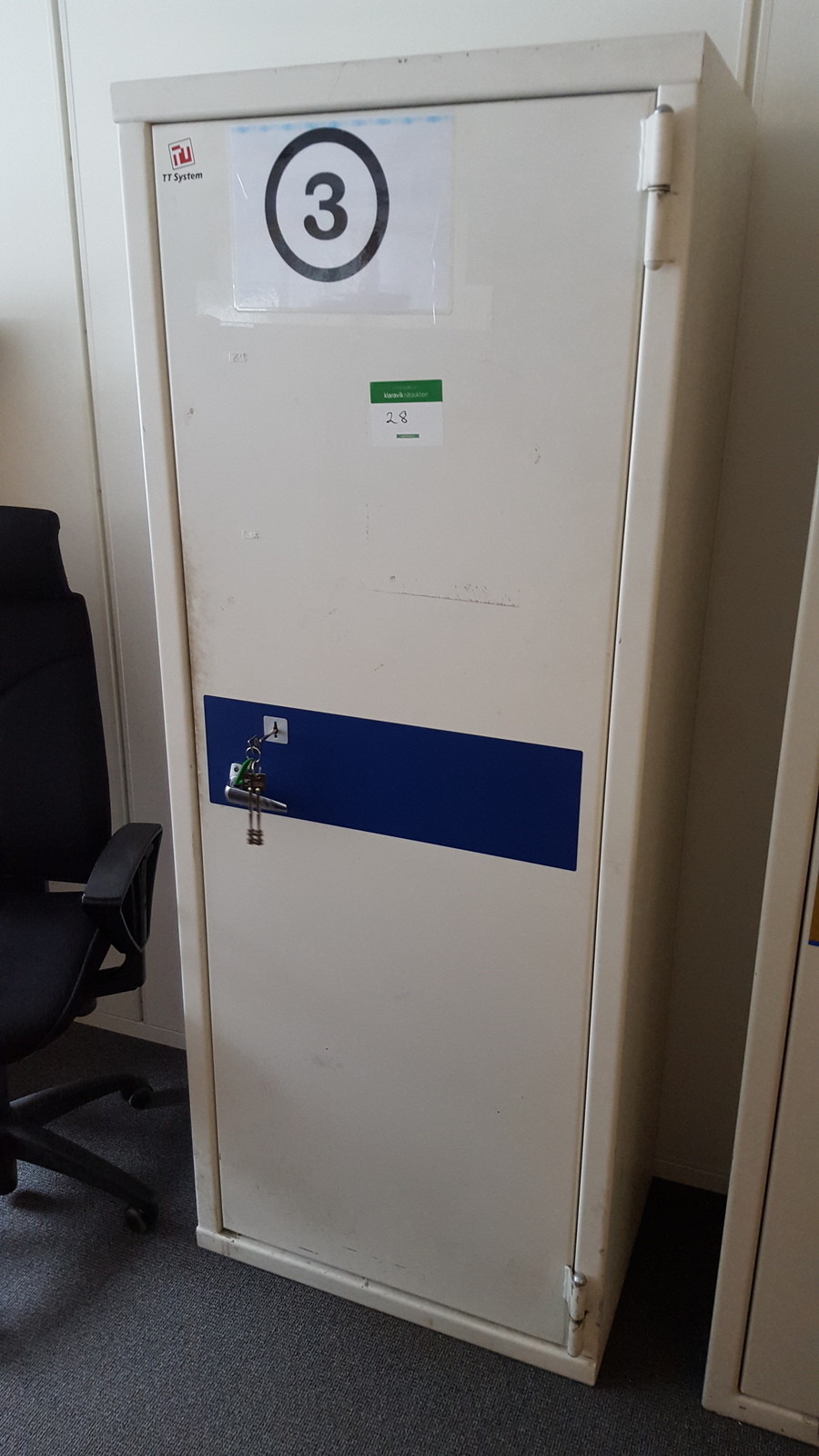 Säkerhetsskåp för nycklar