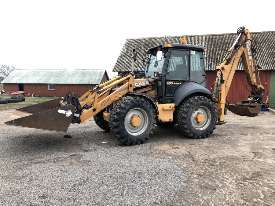 Grävlastare Case 695 Super R