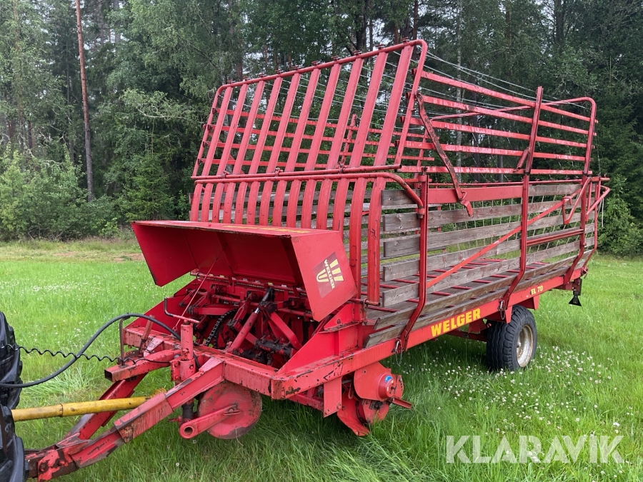 Självlastarvagn Welger EL 70