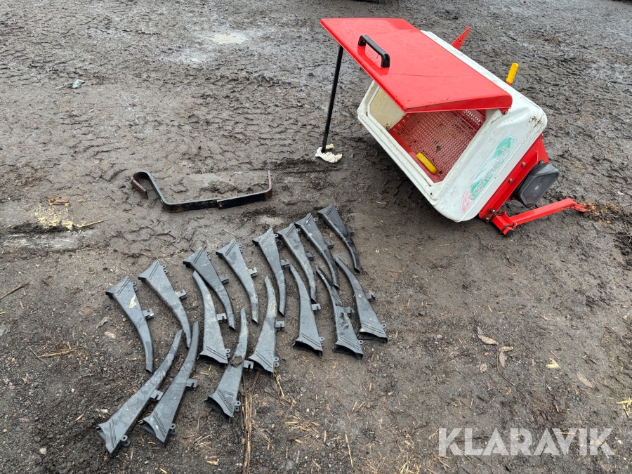 Gödninsbehållare - För Gaspardo majssåmaskin