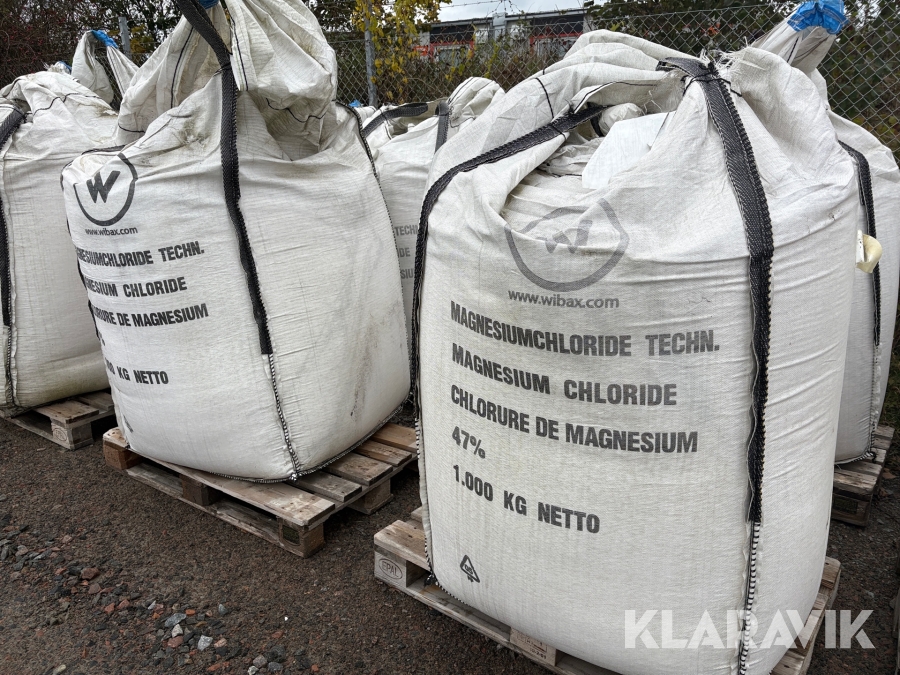 Vägsalt / magnesiumkloridgranulat 2 x 1000 kg