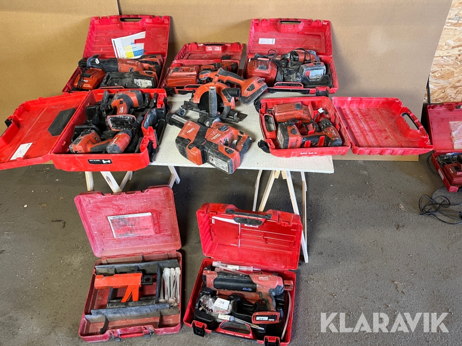 Byggmaskiner Hilti 9st