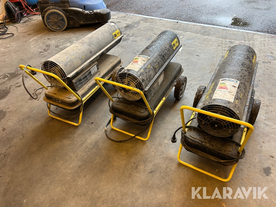 Dieselvärmare Anslut 20 kW 3 st