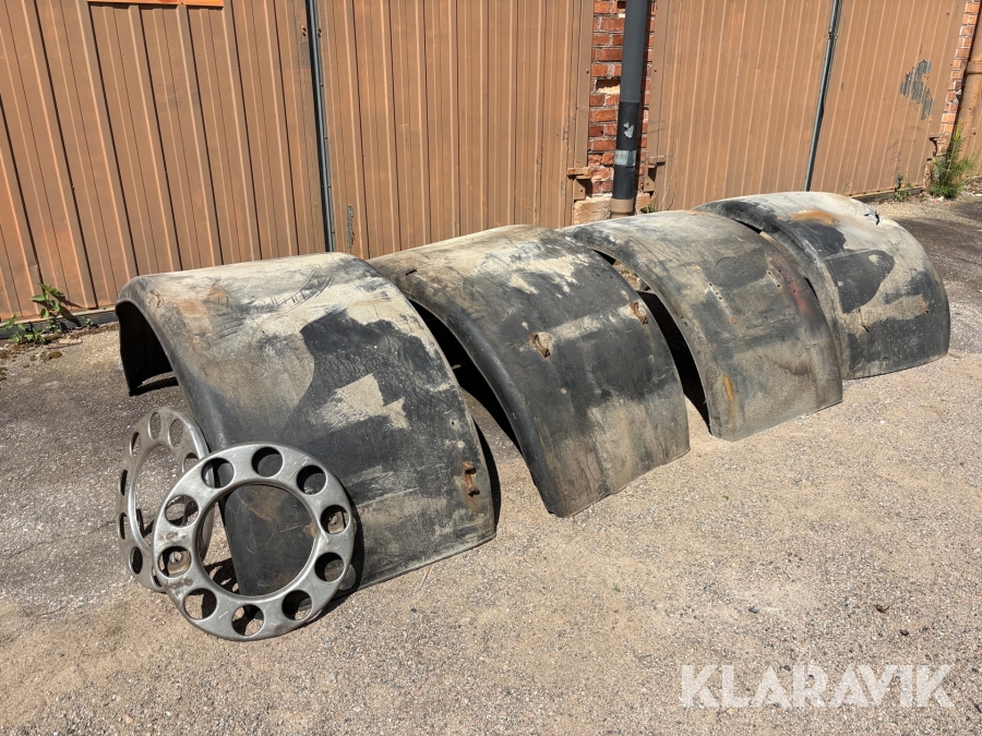 Skärmar till lastbil 4 st