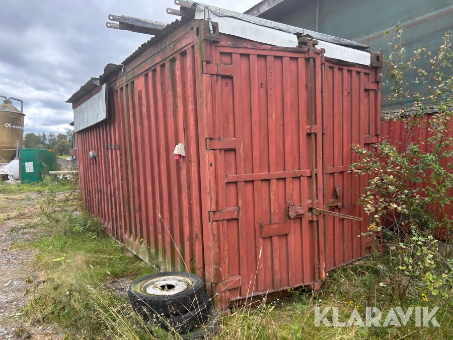 Fliscontainer med dubbla pannor 20 fot